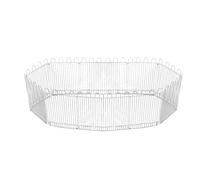 Small Animal Playpen | 12 Panels Expandable Hamster Fence for Hedgehog/Guinea Pig/Rabbit | 28 Plastic Buckles, Foldable Pet Pen for Indoor & Outdoor Use
