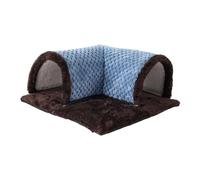 Small Animal Tube, Bunny Tunnel Bed, 13.78x13in Washable Cozy Hamster and Fun Activity Toys, Washable Hideaway Tunnels for Chinchillas, Ferrets, Squirrels, and Other Small Pets