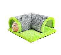 Small Animal Tube, Washable Tunnel Bed for Hamsters and Bunnies, Fun Activity Hideaway Toy for Chinchillas, Ferrets, and Squirrels, Soft Design for Play Rest, 35 x 35 x 15 cm