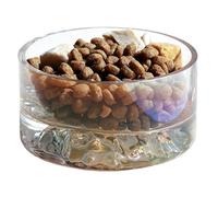 Small Animal Water Bowl 45ml Anti-Slip Iceberg-Themed Clear Stylish Feeding | Hamster Water Feeder Bowl for Ferrets Squirrels Chinchillas Mice Bunny Macaws Sparrow Parakeet Lovebird Conures Cockatiels
