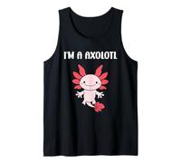 Small animals axolotl funny minimalist simple i'm a axolotl Camiseta sin Mangas