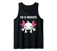 Small animals axolotl funny minimalist simple i'm a axolotl Camiseta sin Mangas