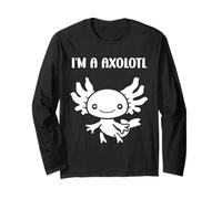 Small animals axolotl funny minimalist simple i'm a axolotl Manga Larga