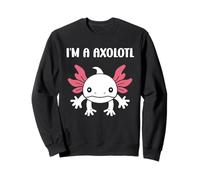 Small animals axolotl funny minimalist simple i'm a axolotl Sudadera