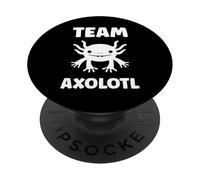 Small Animals Axolotl Funny Minimalist Simple Team Axolotl PopSockets PopGrip Adhesivo