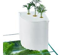 Small Aquarium Filter, Corner Filtration Box, Efficient Undergravel Cleaning Feature, Fish Tank Care Accessory, Compact Freshwater Maintenance, Suitable for Shrimp Betta Home Apartment Living Room