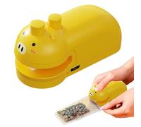 Small Bag Sealer, Handheld Heat Resealing Tool, 3,54 x 1,57 x 1,38 pulgadas Magnetic Recargable Clip Device, Mini Packaging Lock, Home Kitchen Storage Machine for Snacks Candies