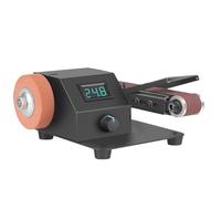 Small Bench Grinder | Multifunctional Belt Sander,350W Electric Bencsh Grinder Sanding Machine, sWith 10 Sanding Belts For Metal Wood Handcraft And Others