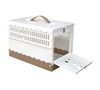 Small Bird Cage - Carrier, Foldable Portable Cages with A Safety Door Lock