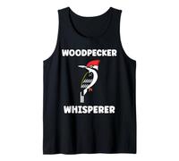Small Bird Woodpeckers Cute Quote Whisperer Woodpecker Camiseta sin Mangas