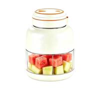 Small Blender Smoothies - 800ml USB Rechargeable with Scale Leakproof | Portable Juicer Cup | for Ice Fruit Vegetable Gym Home Travel Camping Picnic Outdoor