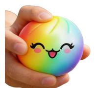Small Bun Squeeze Toys, Stress Relief Fidget Balls, Cute Desk Accessories, Relaxation Sensory Gadget, Portable Plaything for Adults Kids Home Office Classroom Study Travel Work Party Holiday Birthday