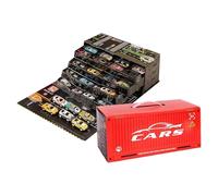 Small Car - Pull Back Die Cast Educational Games, 48 Mini Pull Back Cars Set | Racing Toys with Play Mat For Kids Boys Home Travel Bedroom Classroom Preschool Living Room Birthday Holiday Children's