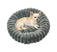Small Cat Bed Non-Slip Round Comfortable Thick Calming Room Area That Decor | Washable Dog Bed Cat Sofa for Kitten Puppy Indoor Home Living Room Bedroom Floor Balcony Travel