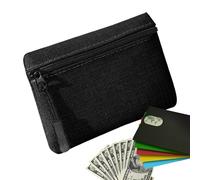 Small Change Purse - Durable Oxford Cloth, Zip Keychain Wallet, Compact Coin Pouch, Portable Toiletry Makeup Storage | Key Organizer, Travel Case For Outdoor Sports School Office