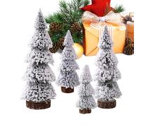 Small Christmas Tree - ABS, Fake Cedar Festive Decoration | Artificial Tabletop Christmas Tree, Holiday Centerpiece Ornament For Indoor, Winter, Party, Room, Mantel, Table, Office