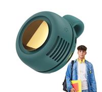 Small Clip Fan, Bladeless Personal Fan, Battery Operated Air Cooler, 360° Rotation Quiet Cooling, Neck Waist Use, Camping Hiking Travel, Mini Cooler