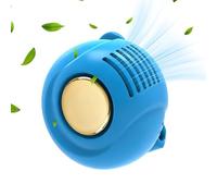 Small Clip on Fan - Rechargeable Bladeless Cooling Device, Three Speed Quiet Personal Airflow | Three Hundred Sixty Degree Adjustable Mini Ventilator, Kids Women Men Outside Summer Travel Equipment