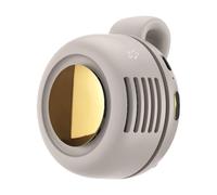 Small Clip On Fan, USB Rechargeable Air Cooler, Bladeless Silent Fan With Strong Wind, ABS Material, Portable Cooling Clip for Travel Tent Gym Nursery Bedroom Office Desk Car, 7.4x6.5x5cm