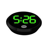 Small Clock for Car Dashboard, Touch-Activated Vehicle Time Display, Stylish Automotive Night Watch with LED for Auto Truck Interior Dashboards Use, Easy Time Viewing While Driving 4.6cm/1.81in