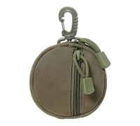 Small Coin Purse - Round Coin Holder, Outdoor Coin Purse, Outdoor Coin Purse, Coin Wallet, Wireless Headset Pack, Key Case, Multifunctional Waist Bag for Hiking and Camping, Army Green, Consulte la