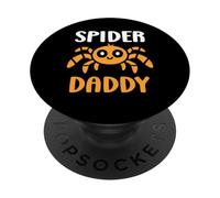 Small Cute Spider Funny Man Quote Spider Daddy PopSockets PopGrip Adhesivo