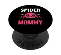 Small Cute Spider mom Funny Woman Quote Spider Mommy PopSockets PopGrip Adhesivo
