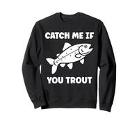 Small Cute Trouts Simple Fish Catch me if youTrout Sudadera
