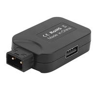 Small D-Tap to USB DC Power Converter Adapter, D-Tap Battery Adapter for V-Lock Camera Battery, Converts 11-17V to Dual Output USB 5V/2.1A and DC 8V/3A with D-Tap Pass-Through, Com