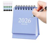 Small Desk Calendar - Paper | January 2026 - July 2027 | Standing Desktop Calendar | Compact Office And Home Schedule Planner For Easy Date Tracking Stylish Organization