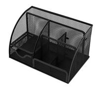 Small Desk Organizer Simple Design Multifunction Sturdy Durable Rustproof Metal Pen Organizer for Desk Office Dorm Iron Material 22 x 14 x 12 7cm