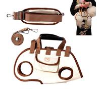 Small Dog Carrier, Horizontal Pet Bag for Outings, Portable Ergonomic Storage with Comfortable Carry Strap 11.81x9.84x0.79 Inches for Travel, Walking, Visits, and Daily Use