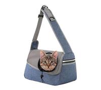 Small Dog Carrier Sling, Dog Carriers Cats, Adjustable Animal Carrier, Dog Carry Bag with Pocket, Pet Sling Bag, Adjustable Cat Bag Sling, Puppy Carrier for Small Dogs 14.17x8.27x7.48 Inches