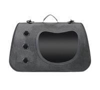 Small Dog Carrying Bag, Adjustable Cat Travel Safety Sling Bag, PVC Comfortable Shoulder Carrying Slings, Pet Transport Supplies, Clear Portable Solution for Walking, Picnic, Camping, 40x26x26cm