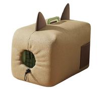 Small Dog Crate Cover - Insulated Drawstring Sunshade, Protective Light Blocking for Crates, Travel Accessory | Suitable Home Apartment Car Truck Hotel Hiking Camping Vacation Moving Relocating Cold