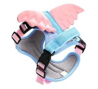 Small Dog Harness, Lightweight No Pull Vest with Wing, Breathable Utility with Sturdy Layer, Pet Gear with Refined Texture, 28-36cm Outdoor Category, Adjustable Harness for Walking Camping Travel Car