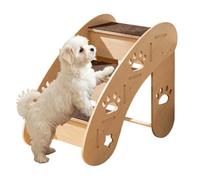 Small Dog Steps - Anti Slip Pets Climbing Ramp, Wooden Pet Ladder | Triangular Climbing Platformm, Stable Support Accessory Equipment For Elevated Furniture Access Mobility Assistance
