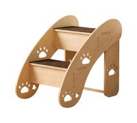 Small Dog Steps - Wooden Anti Slip Mat Triangular Structure Pet Ladder | Sofa Climbing Ramp For Elderly Cats Puppy Bed Window Car Chair Access