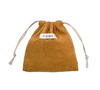 Small Drawstring Makeup Bag, Travel Toiletry Bag Organizer, Corduroy Compact Cosmetic Pouch, Exquisite Drawstring Cute Traveling Purse Bags for Jewelry, Hair Clips, and Glasses, 6.3x5.51 Inches