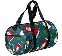 Small Duffel Bag Sports Tote for Yoga,Christmas Snowman Santa,Outdoor Fitness Bags Carry on Bag