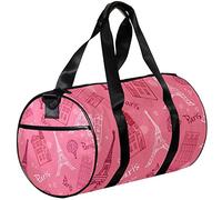 Small Duffel Bag Sports Tote for Yoga,Eiffel Tower Travel,Outdoor Fitness Bags Carry on Bag