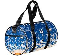 Small Duffel Bag Sports Tote for Yoga,Hello Summer Beach Sea,Outdoor Fitness Bags Carry on Bag