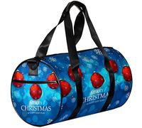 Small Duffel Bag Sports Tote for Yoga,Merry Christmas,Outdoor Fitness Bags Carry on Bag