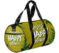 Small Duffel Bag Sports Tote for Yoga,my Happy Place,Outdoor Fitness Bags Carry on Bag
