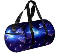 Small Duffel Bag Sports Tote for Yoga,Night Cloud Sky Moon,Outdoor Fitness Bags Carry on Bag