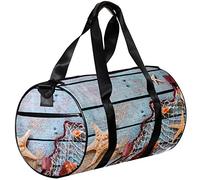 Small Duffel Bag Sports Tote for Yoga,Starfish Sand Board,Outdoor Fitness Bags Carry on Bag