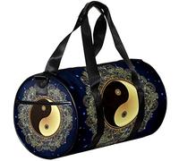 Small Duffel Bag Sports Tote for Yoga,Yin and Yang Gossip,Outdoor Fitness Bags Carry on Bag