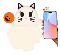 Small Figurines For Phone - PP 2.5x1.5x3.5cm | Halloween Ghost Mini Peel And Stick Smartphone Figurine Decoration For Tablet Dashboard Phone Case Cute Party Decor Use Men Women