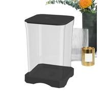 Small Fish Tank, Modern Betta Tank, Acrylic Multi-Functional Aquarium, Compact Led Light, Desktop Room Decoration, Home Display for Desk, 4.65x6.97 Inches