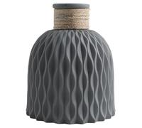 Small Flower Vase, Floral Ceramic Vase, 4.72 Inches Modern Textured Planter Decor, Geometric Floral Container with Tactile, Contemporary Centerpiece for Coffee Table Wedding Living Room Shelf